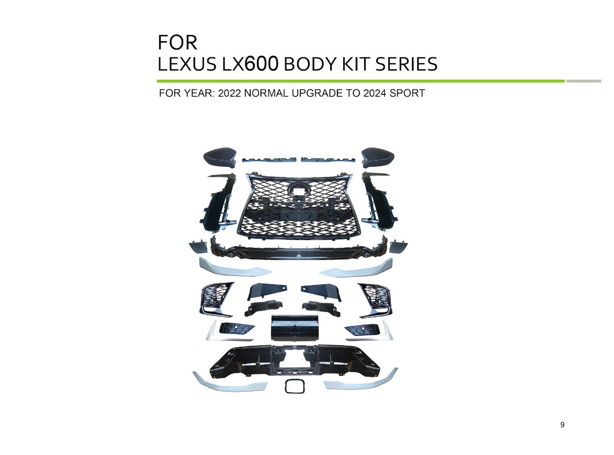 FOR Year: 2022 Normal Upgrade TO 2024 Sport, Body Kit