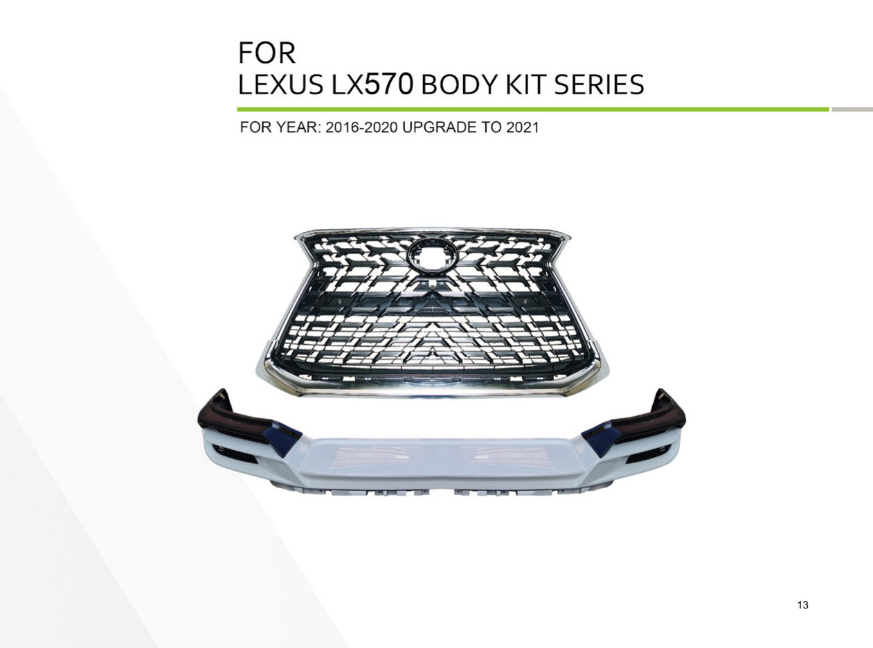 FOR Year: 2016-2020 Upgrade TO 2021, Body Kit