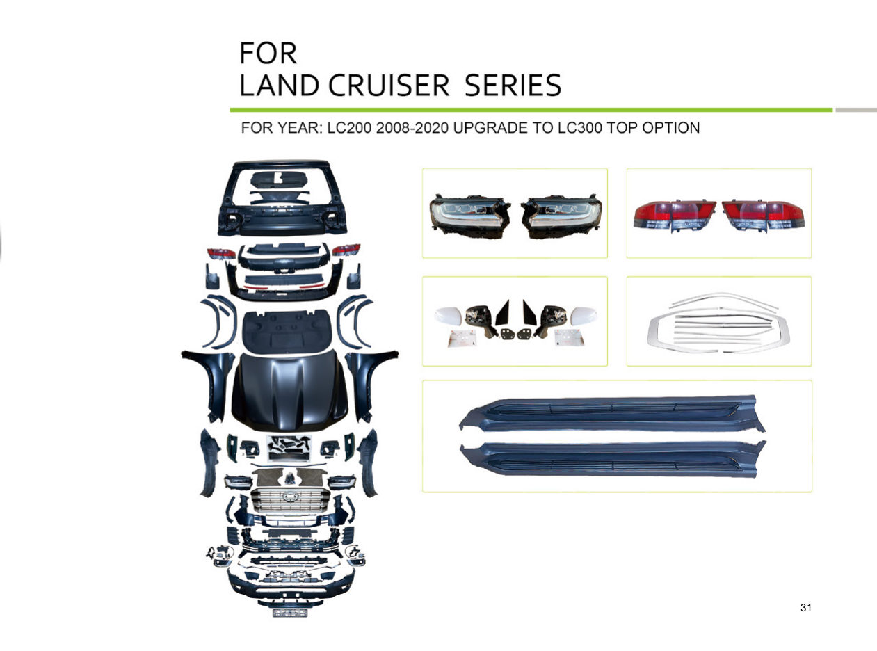 FOR Year: LC200 2008-2020 Upgrade TO LC300 TOP Option, Body Kit