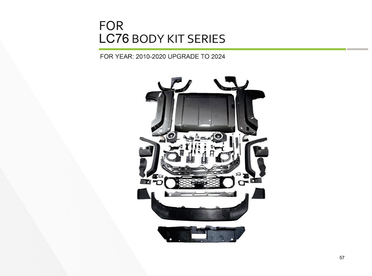 FOR Year: 2010-2020 Upgrade TO 2024, Body Kit