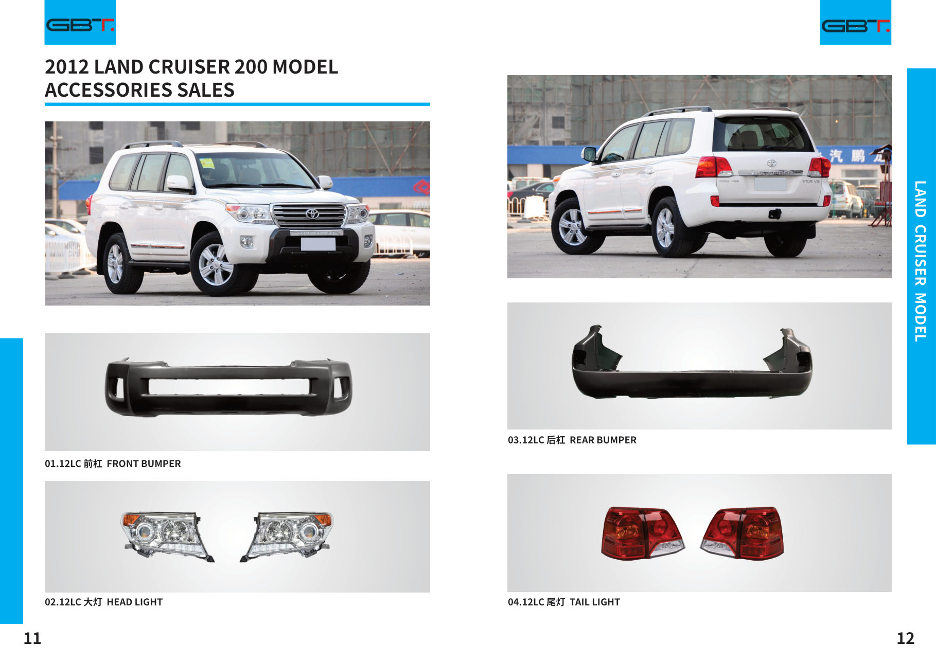 LAND Cruiser Model: 12LC HEAD Light