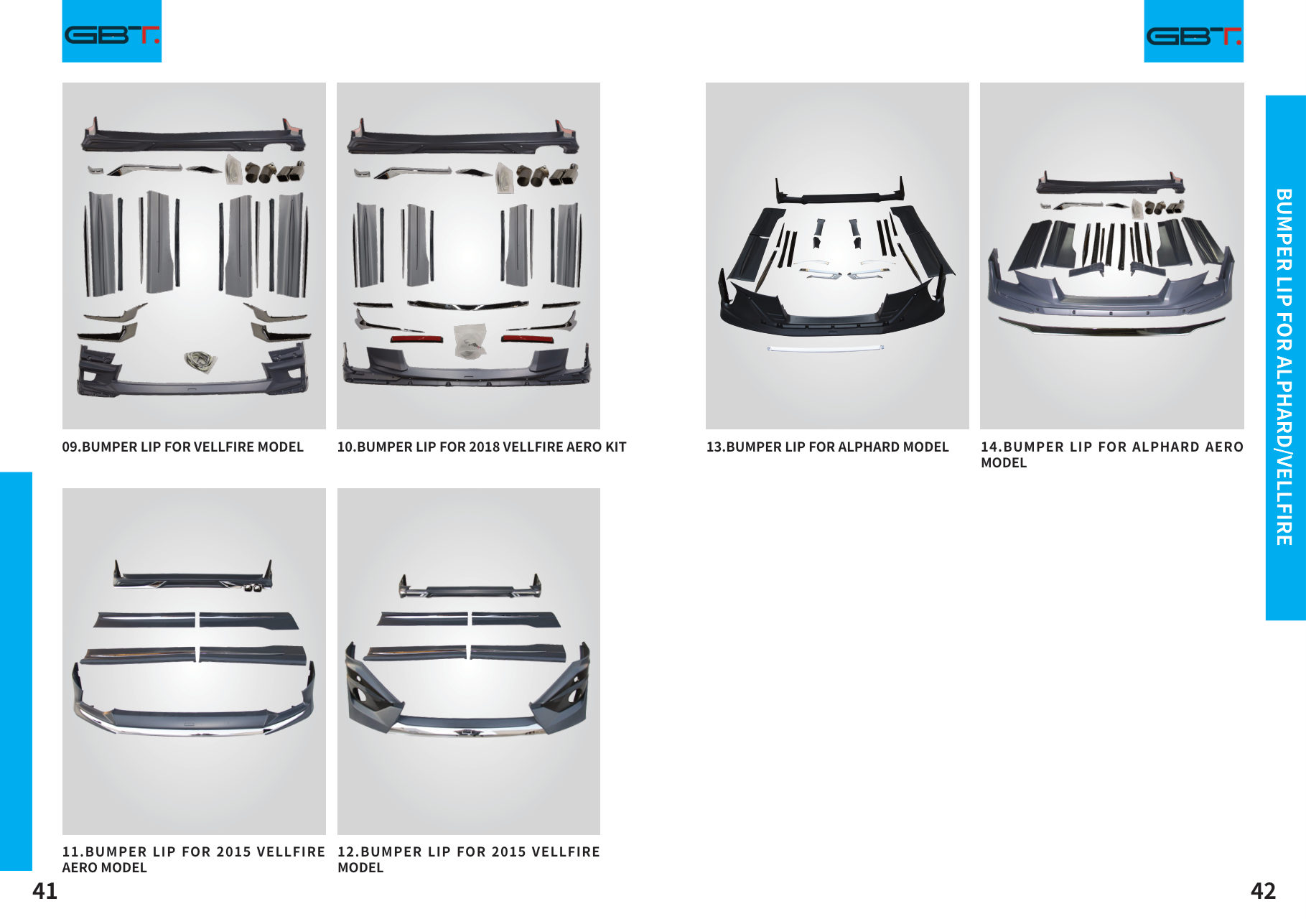 13.bumper LIP FOR Alphard Model: Model
