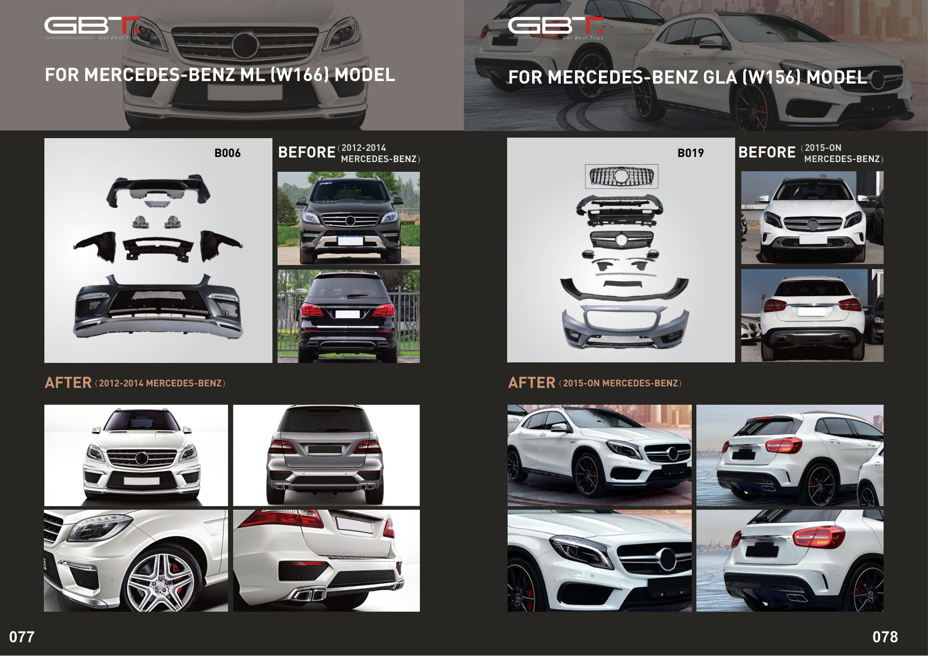 FOR Mercedes-benz ML Model FOR Mercedes-benz GLA Model