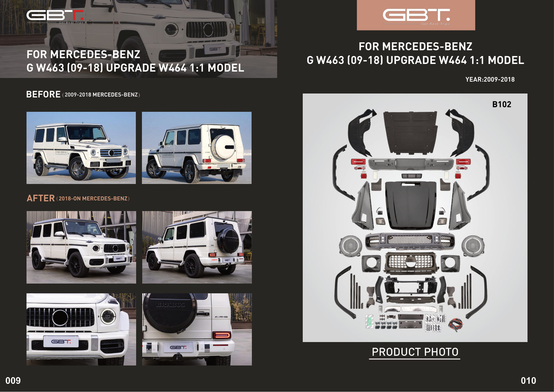 FOR Mercedes-benz G W463 Upgrade W464 1:1 Model FOR Mercedes-benz G W463 Upgrade W464 1:1 Model (2009-2018 Mercedes-benz)