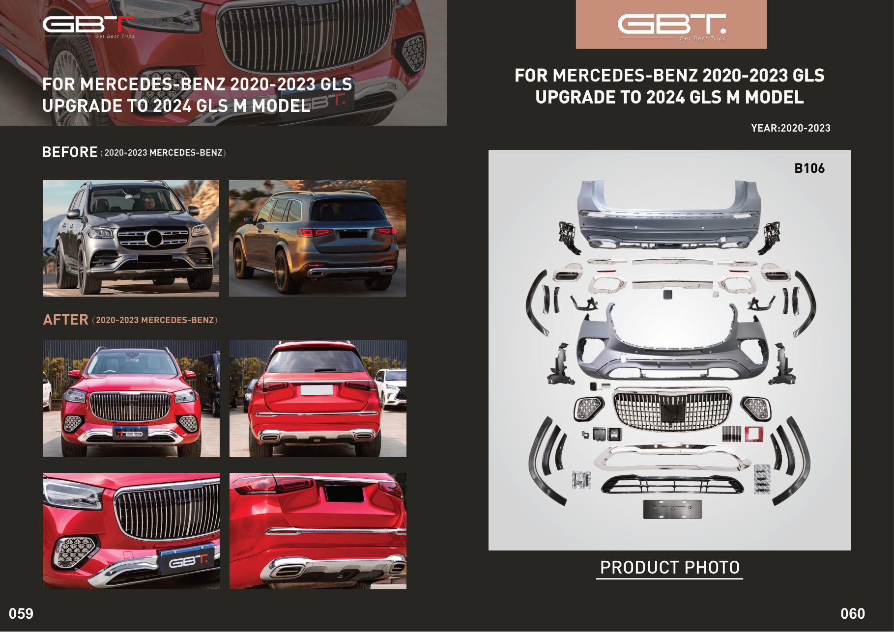 FOR Mercedes-benz 2020-2023 GLS Upgrade TO 2024 GLS M Model FOR Mercedes-benz 2020-2023 GLS Upgrade TO 2024 GLS M Model (2020-2023 Mercedes-benz)