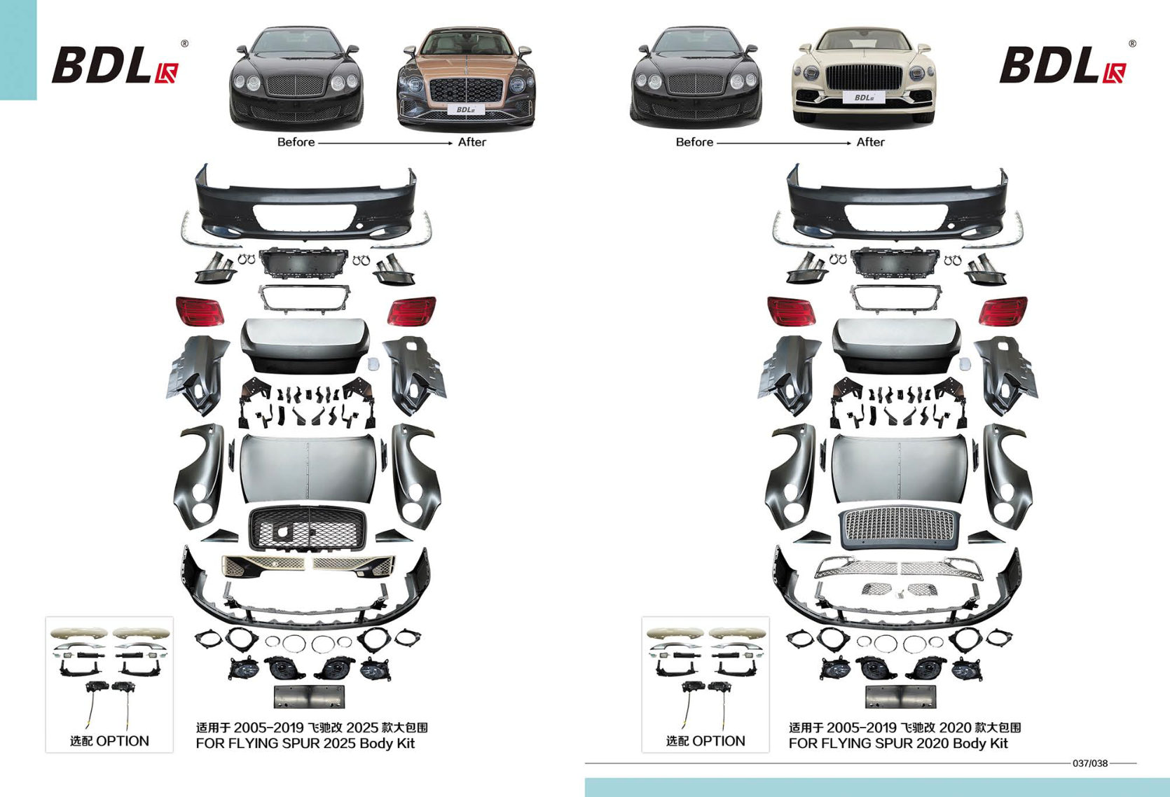 FOR Flying SPUR 2025 Body Kit