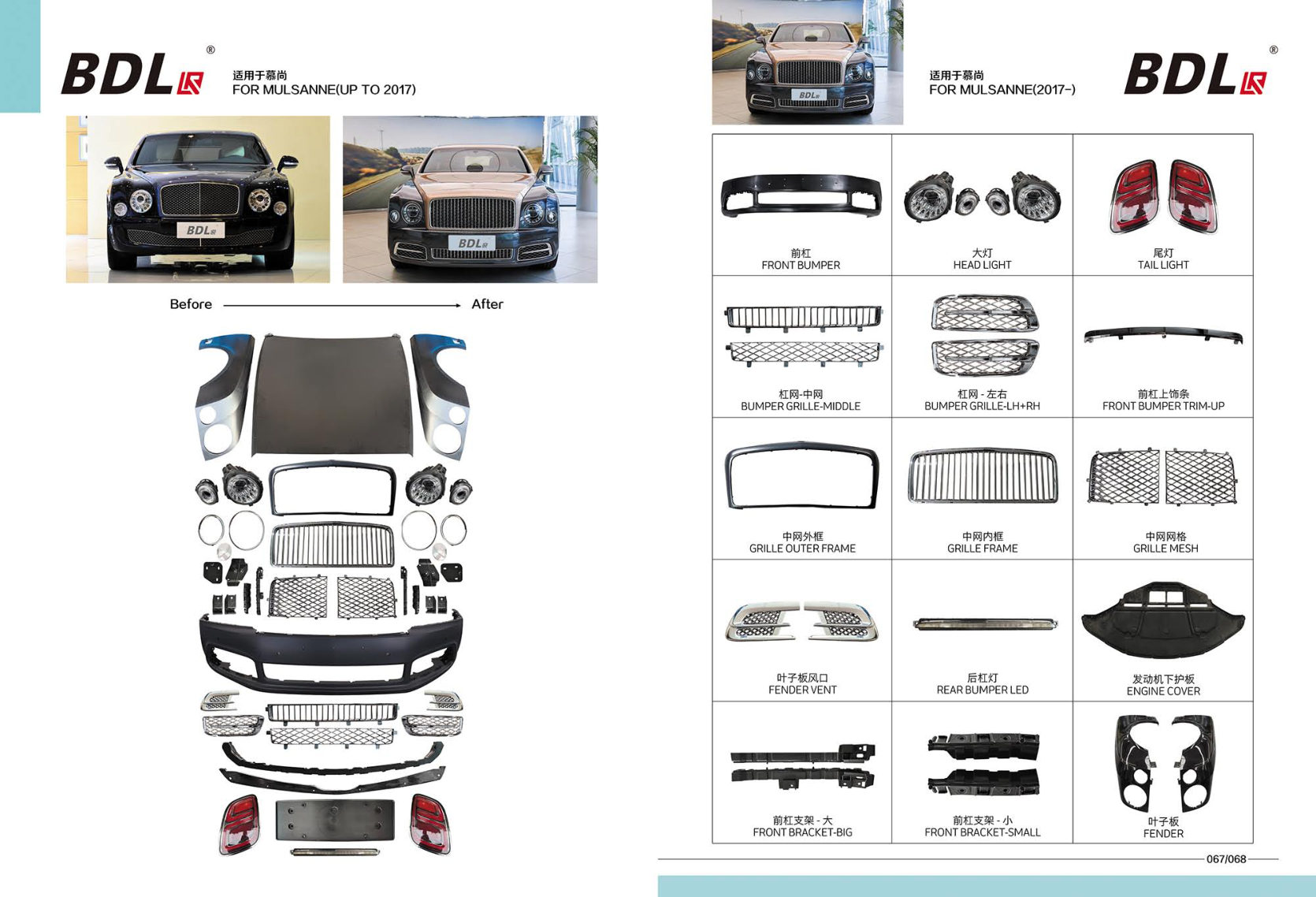 FOR Mulsanne(up TO 2017)