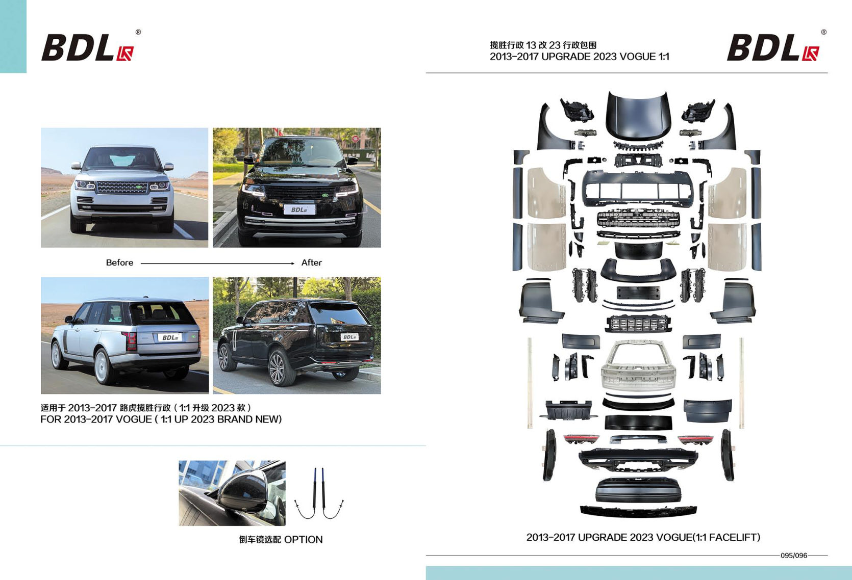 FOR 2013-2017 Vogue (1:1 UP 2023 Brand NEW)