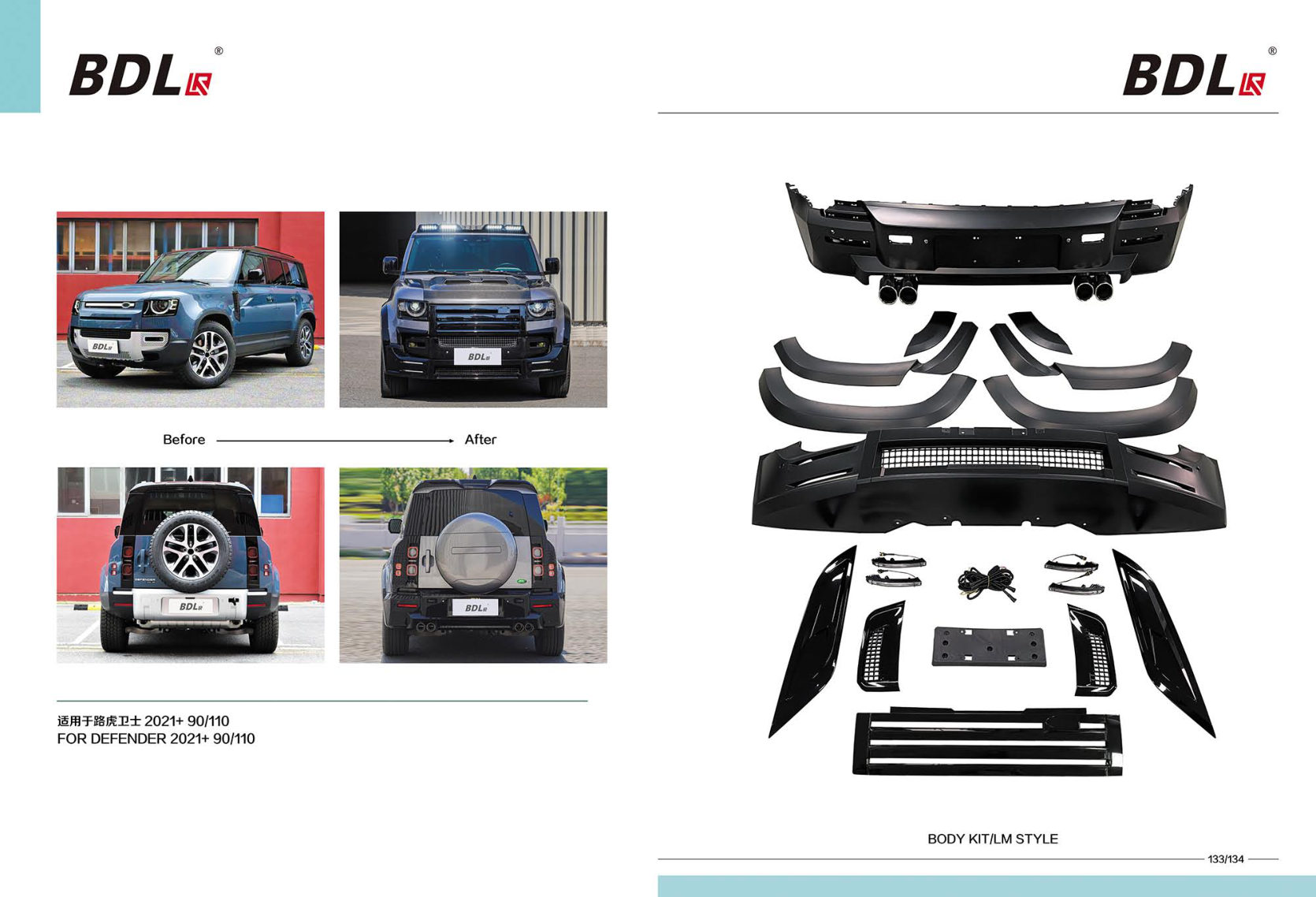 FOR Defender 2021+ 90/110