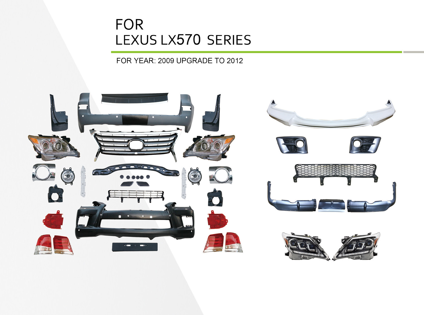 Lexus LX570 (2009 Upgrade to 2012), Body Kit, China