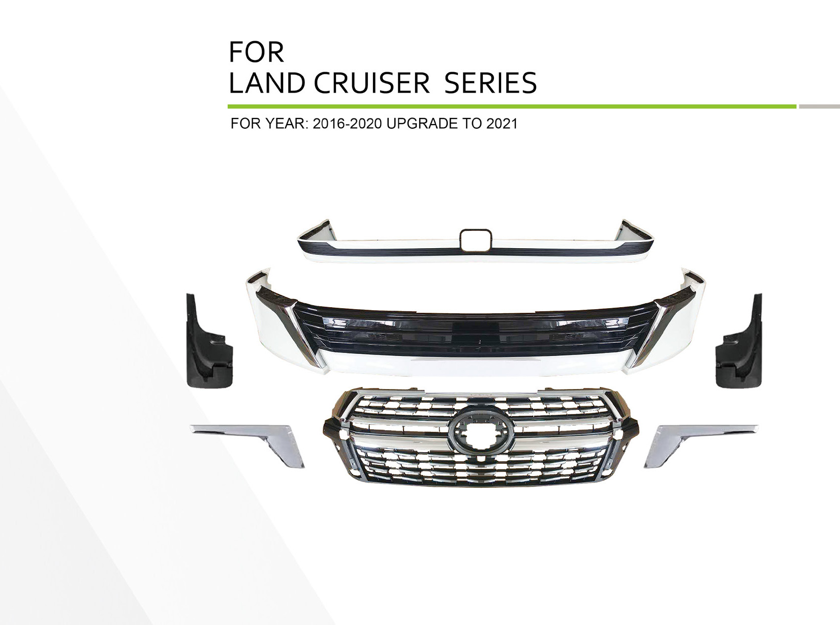 Toyota Land Cruiser (2016-2020 Upgrade to 2021), Body Kit, China