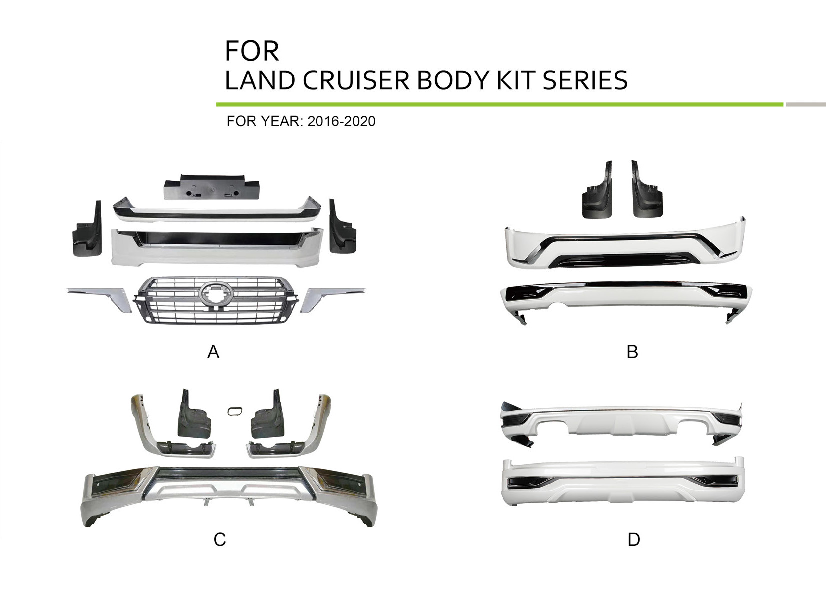 Toyota Land Cruiser (2016-2020), Body Kit, China