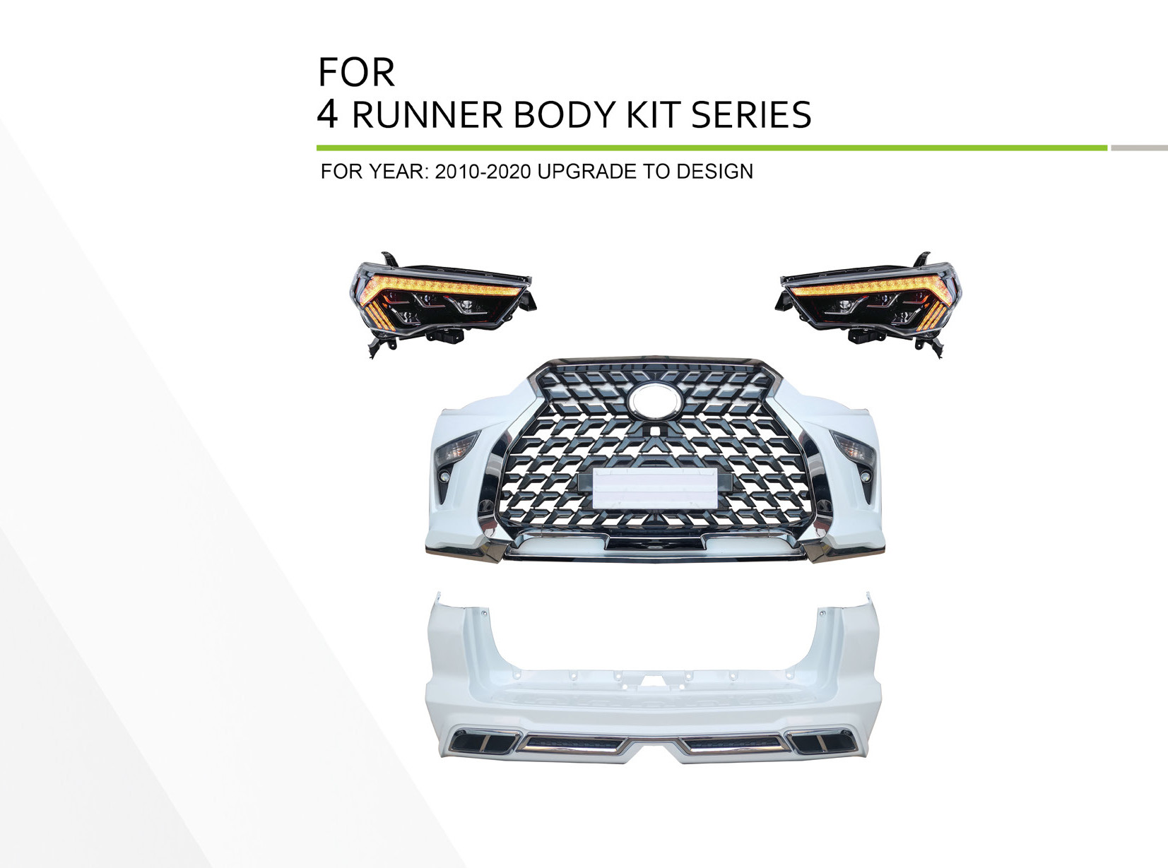 Toyota 4Runner (2010-2020 Upgrade to Design), Body Kit, China
