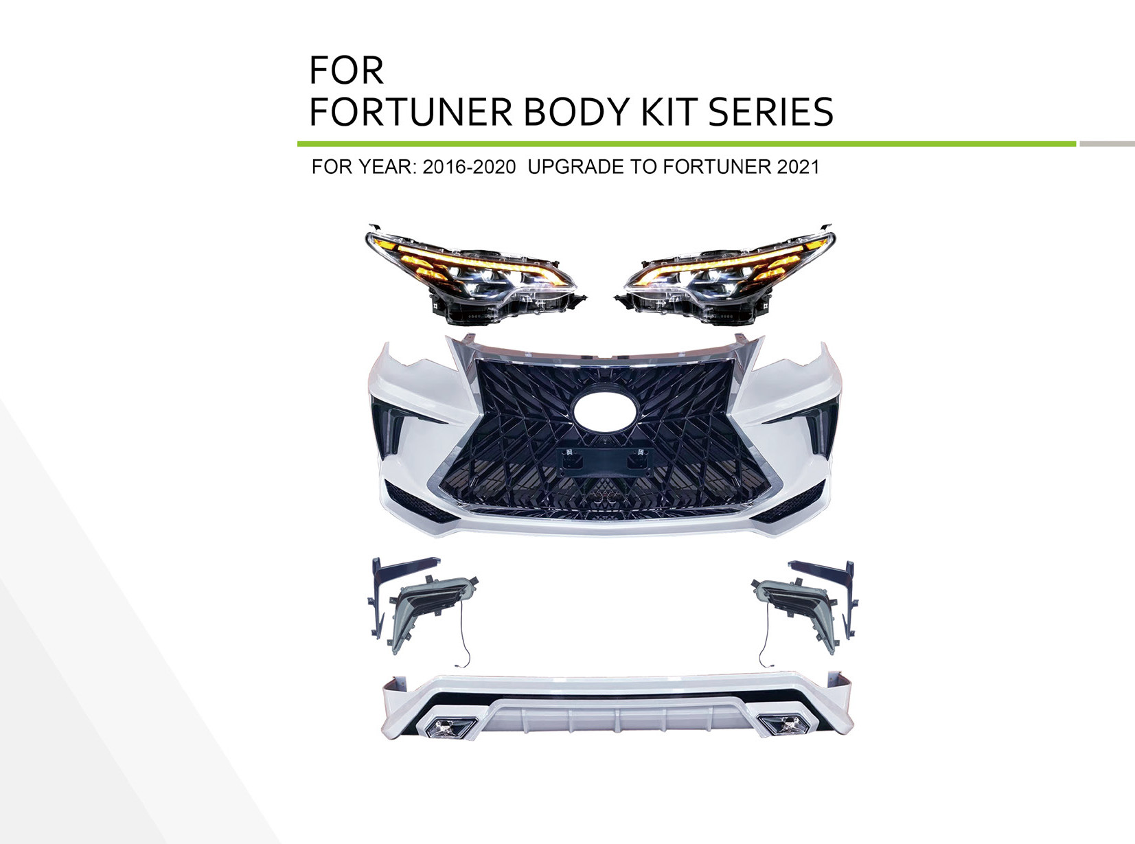 Toyota Fortuner (2016-2020 Upgrade to Fortuner 2021), Body Kit, China