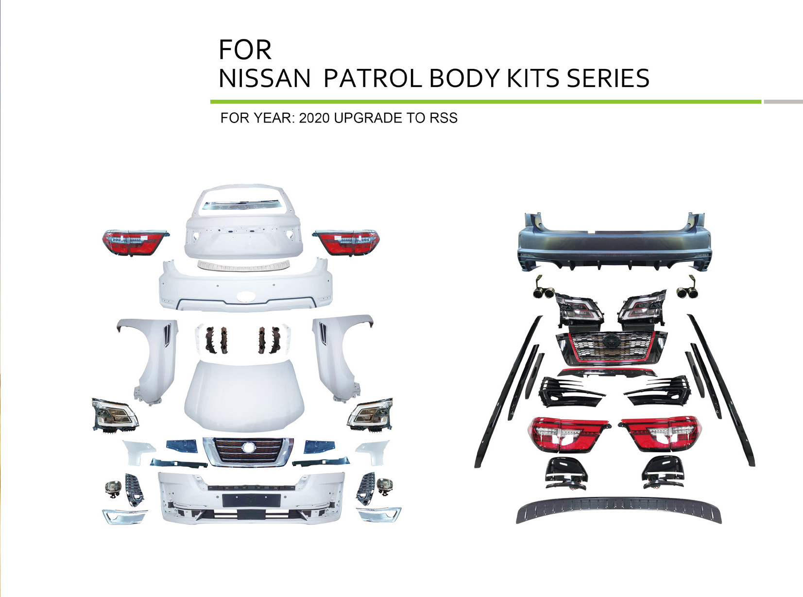 Nissan Patrol (2020 Upgrade to RSS), Body Kit, China