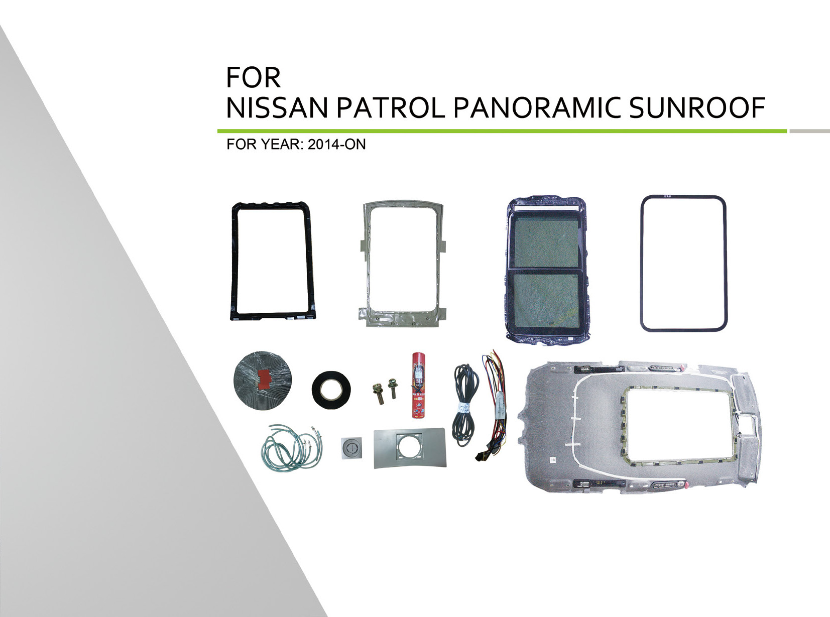 Nissan Patrol (2014-ON), Panoramic Sunroof, China