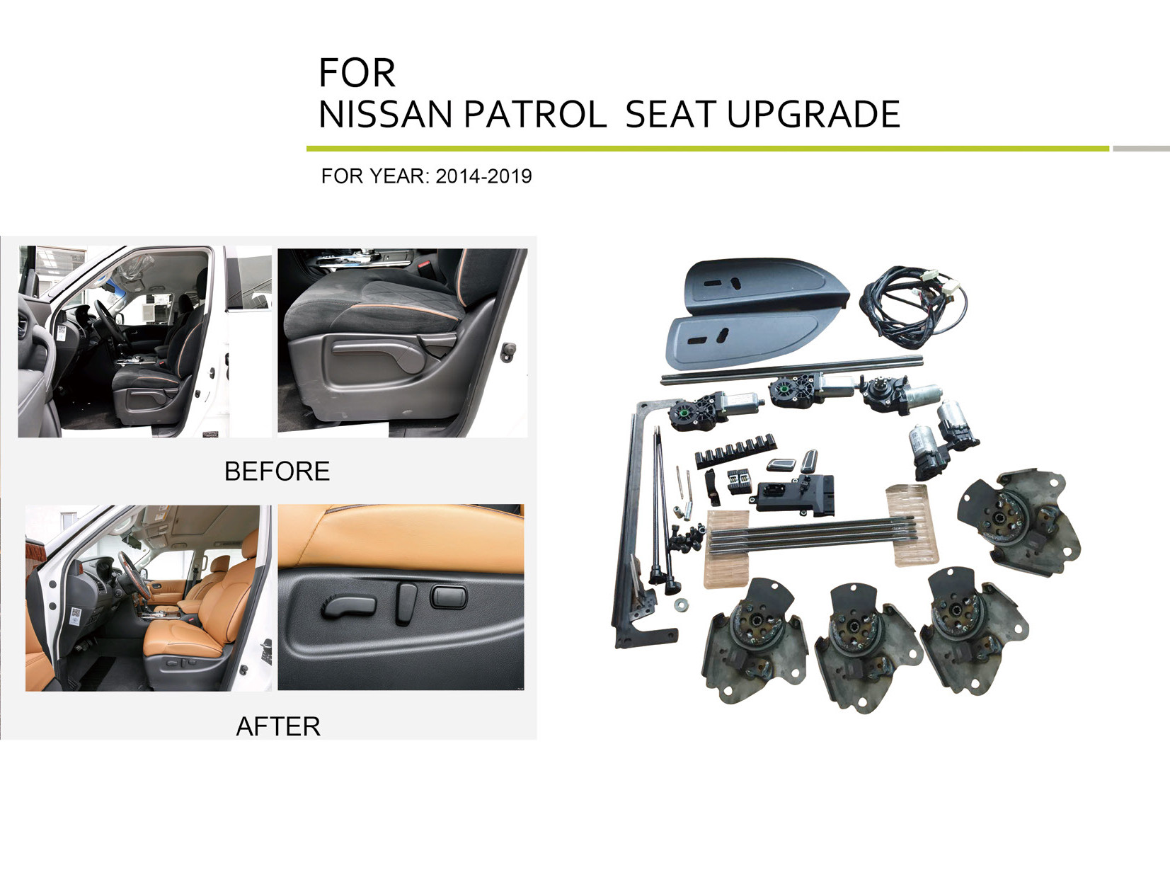 Nissan Patrol (2014-2019), Seat Upgrade, China