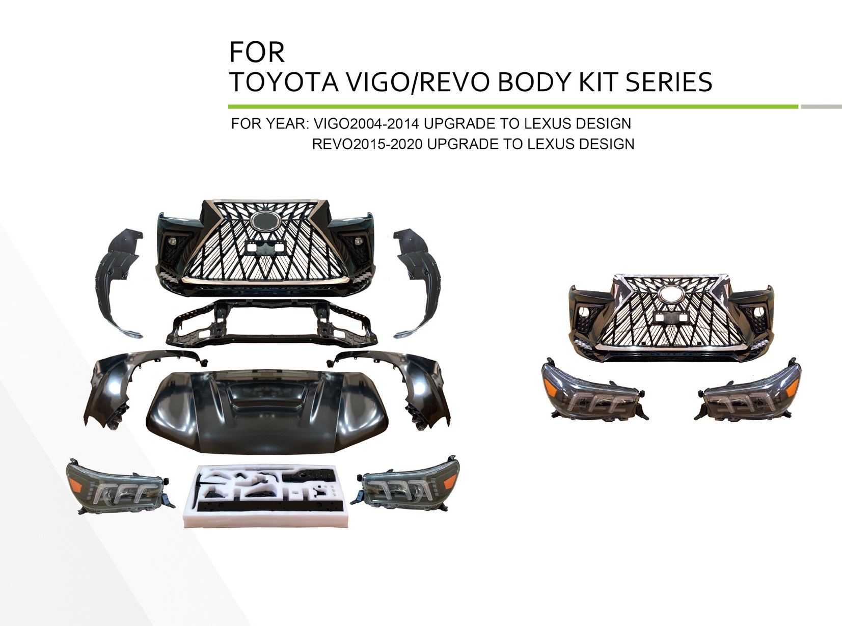 Toyota Vigo/revo (VIG02004-2014 Upgrade to Lexus Design), Body Kit, China