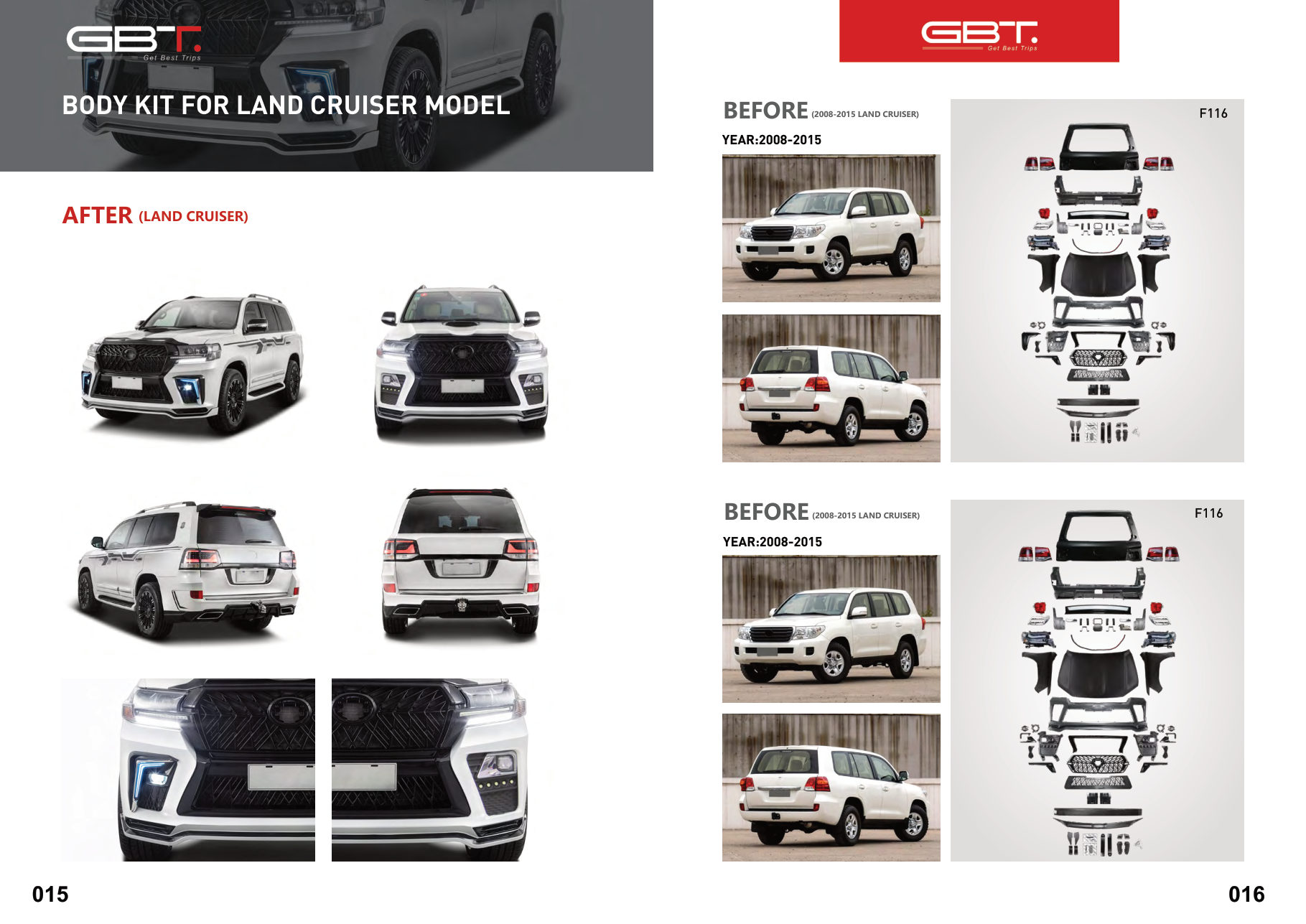 BODY KIT FOR LAND Cruiser Model