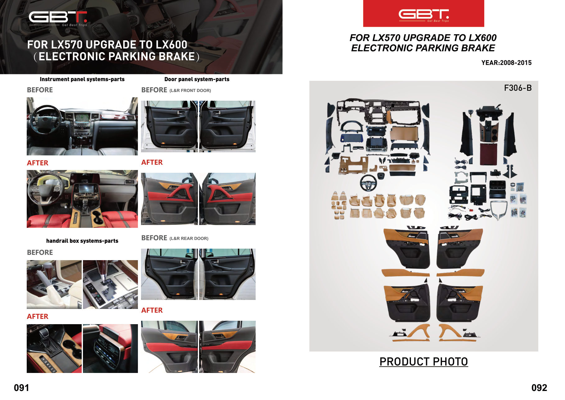 FOR LX570 Upgrade TO LX600 (electronic Parking Brake)