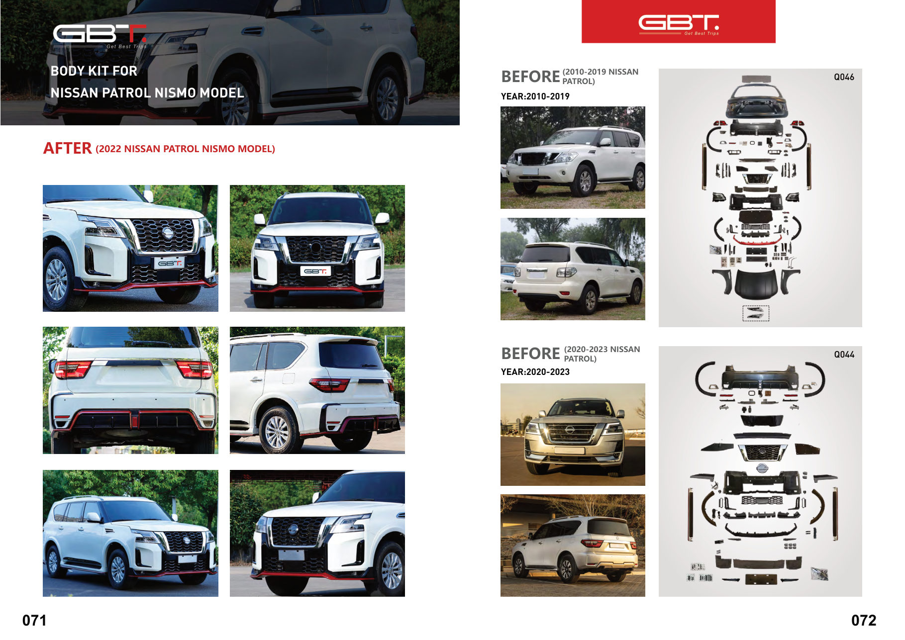 BODY KIT FOR Nissan Patrol Nismo Model